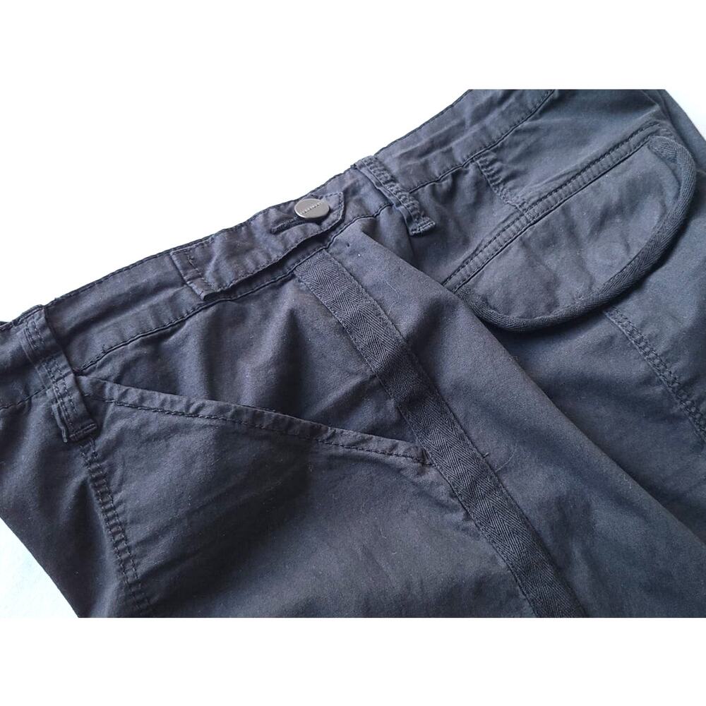 Sanctuary Capri Cargo Standard Rise Utility Black Pants Women's Size 28 - Picture 11 of 13